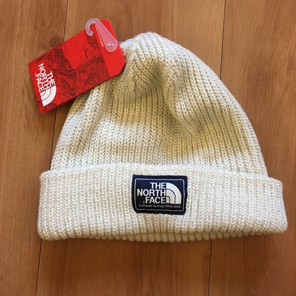 salty dog north face beanie